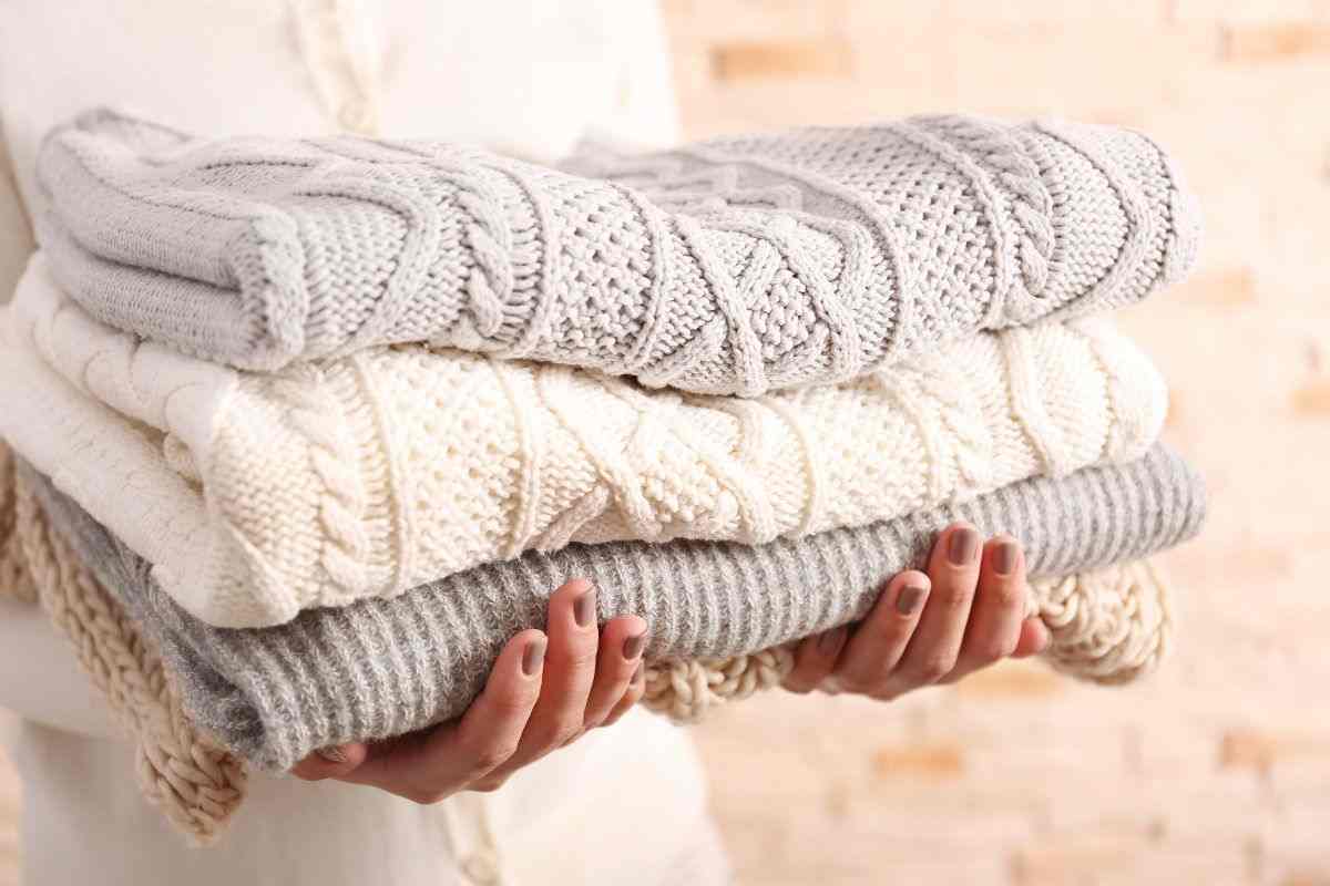 maglioni lana asciugamano